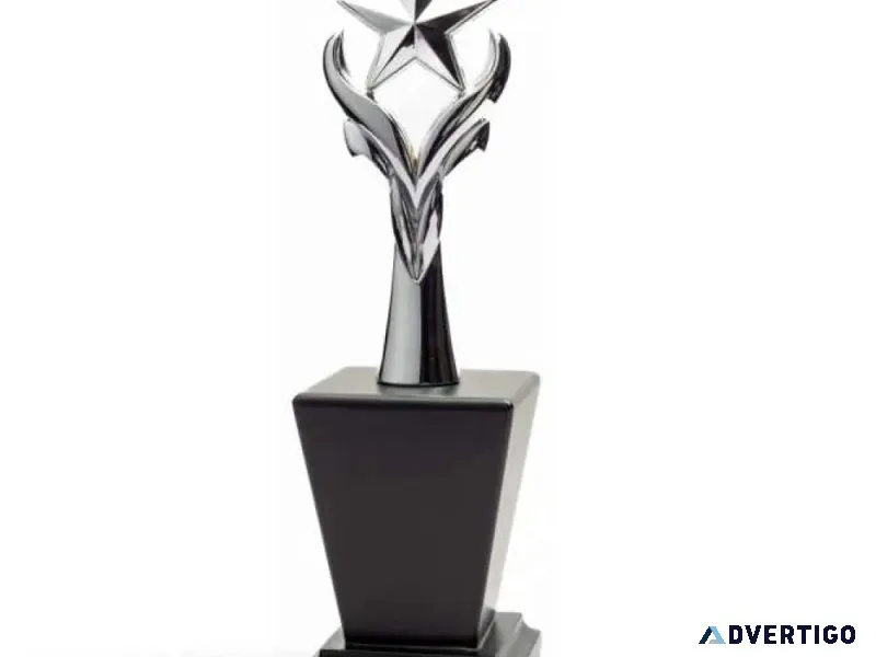 Metal star trophies