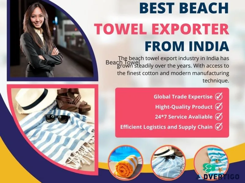 Best beach towel exporter from india