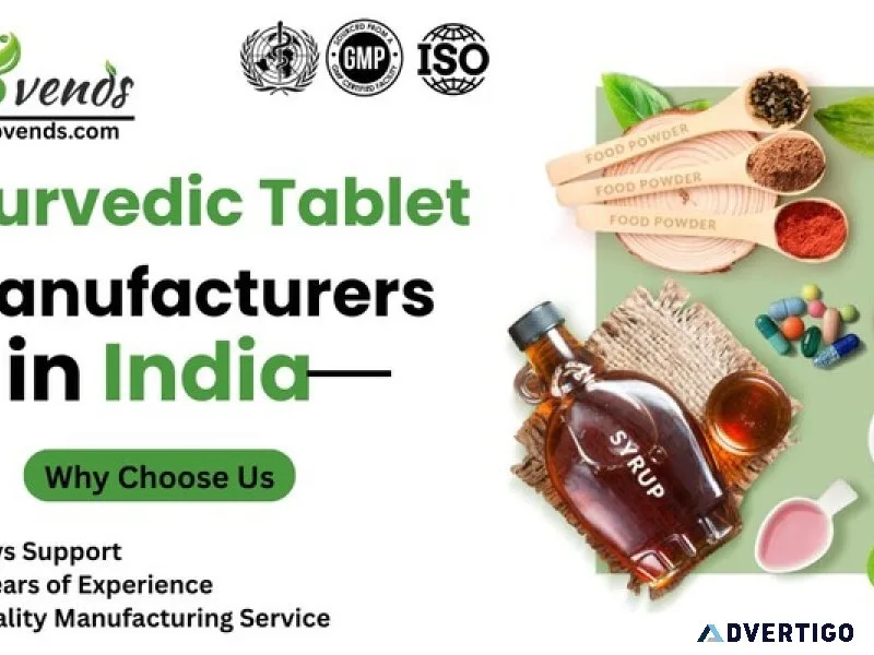 Ayurvedic tablet manufacturers in india