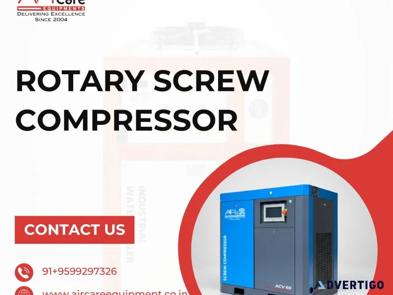 Industrial rotary screw compressor air care equipments