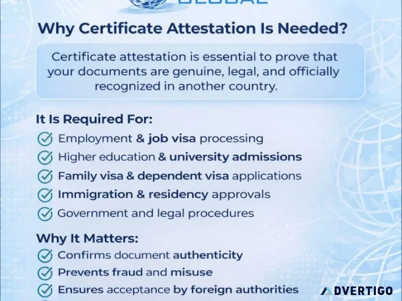 Why certificate attestation is needed importance and uses guid