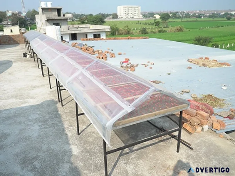 Agraj solar powered tunnel dryer manufacturer supplier