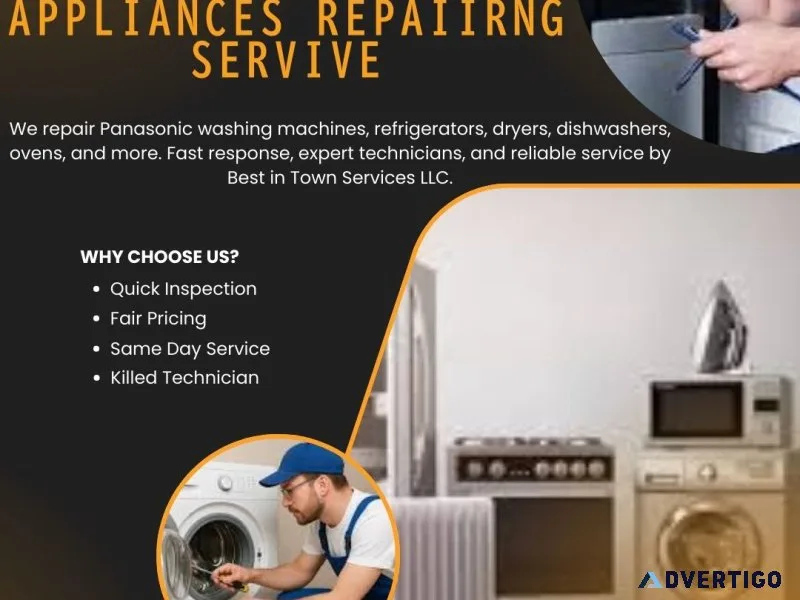 Panasonic appliances repairing service dubai