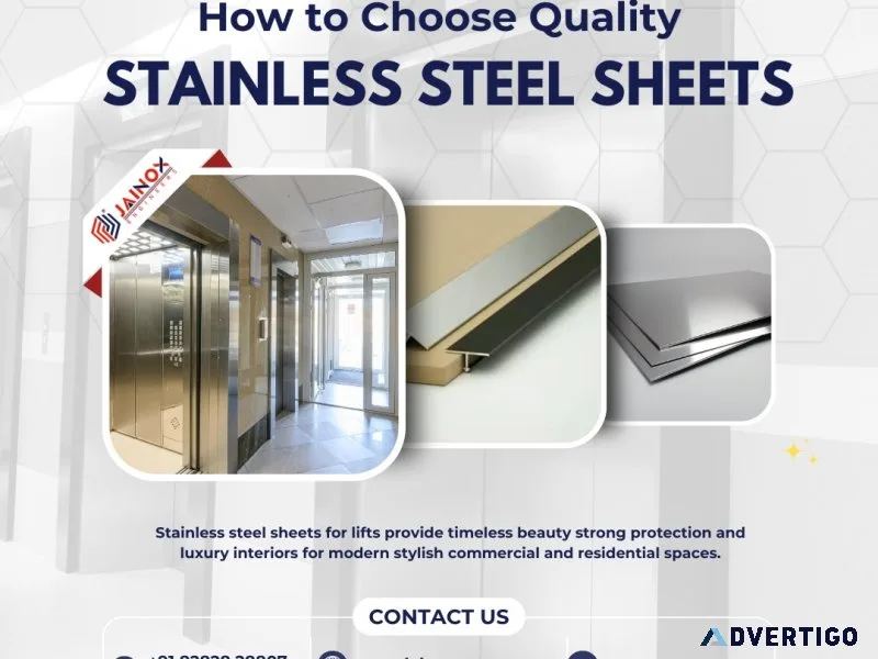 Stainless steel sheets manufacturer supplier in india jainox
