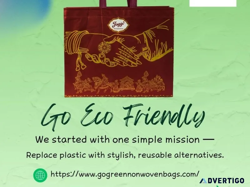 Perfect non woven bags for sweet box packaging go green