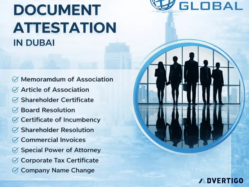 Commercial document attestation services in dubai