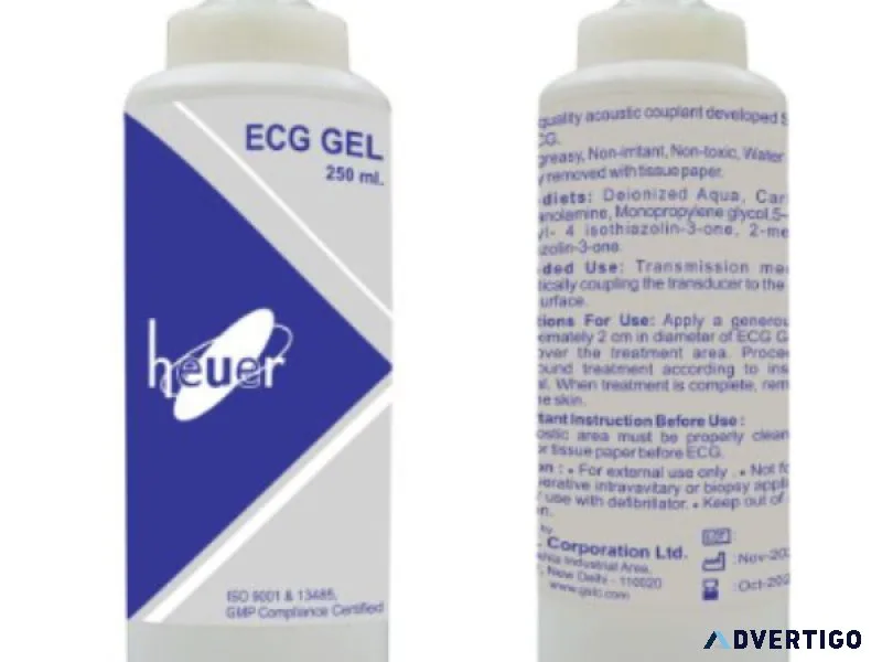 Ecg conductive gel exporters gstc trusted india