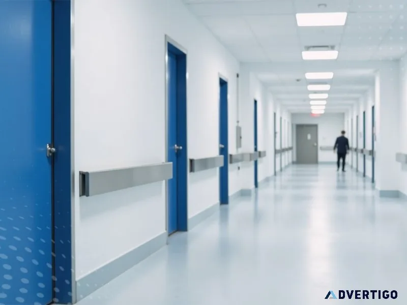 Precision built hermetic doors for critical healthcare spaces