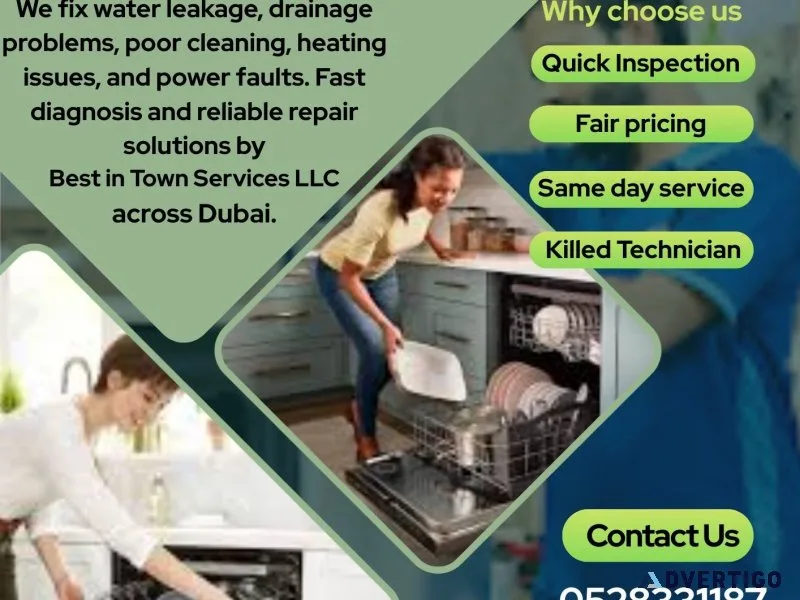 Dishwasher repairing service dubai