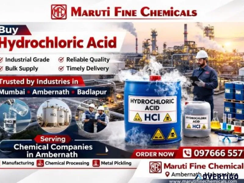Why should industries buy hydrochloric acid in bulk