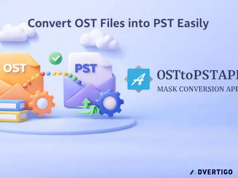 Convert ost files into pst easily