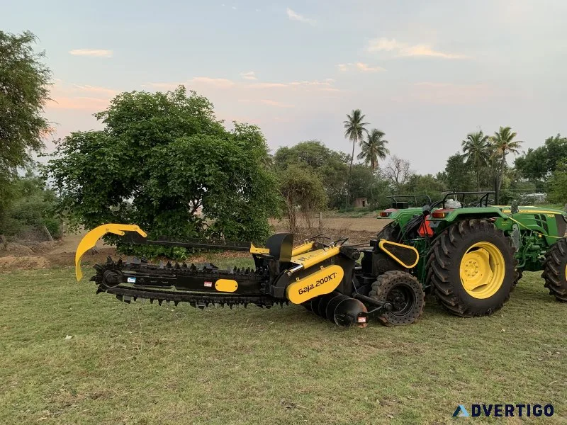 Highperformance chain trenchers for utility agriculture