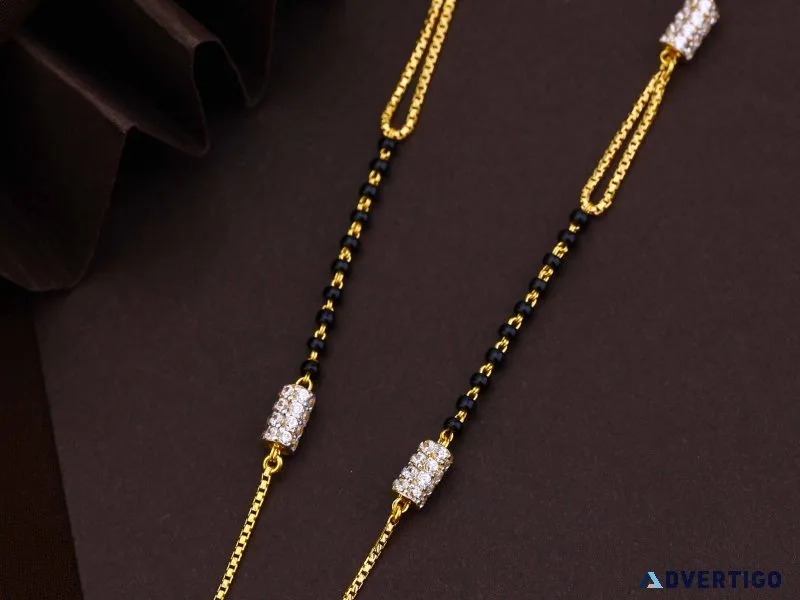 Buy gold mangalsutra new designs online