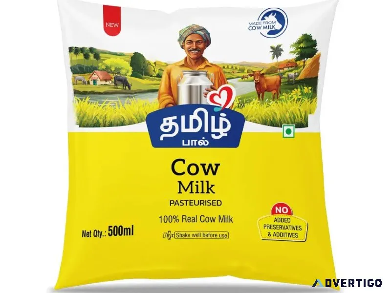 Tamilpaal fresh milk pure farmfresh