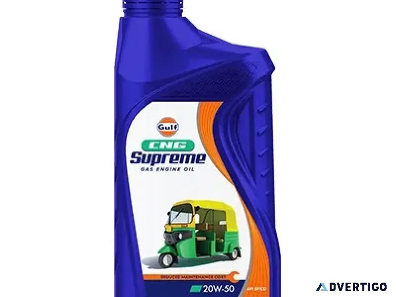 Gulf cng supreme 20w50