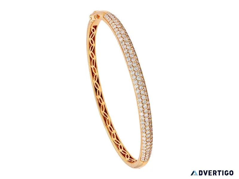 Buy women gold bracelets online at sofia jewelry elegant styl
