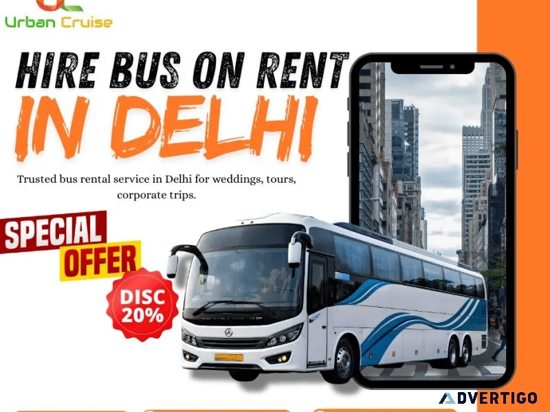 Ourist bus booking in delhi with urban cruise