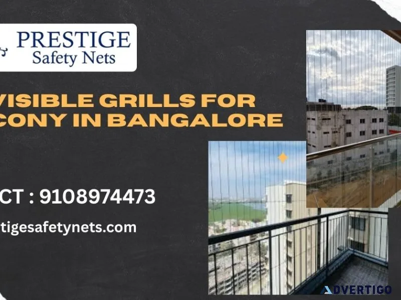 Best invisible balcony grills installation in bangalore