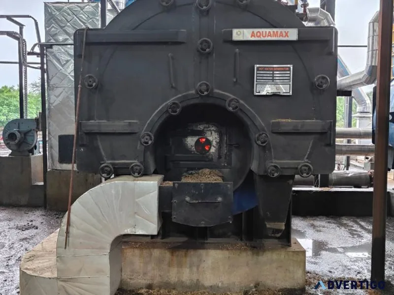 Biogas fired boiler