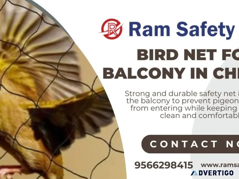 Professional balcony bird net installation chennai