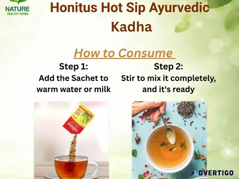 Dabur honitus hot sip kadha for sore throat and respiratory reli