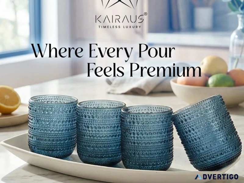 Pour your next drink in premium drinkware by kairaus