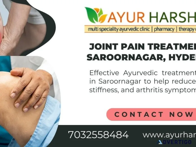 Ayurvedic joint pain care in hyderabad
