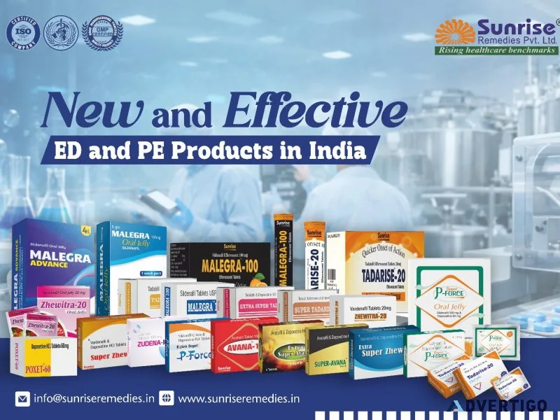 Erectile dysfunction medicine manufacturer company