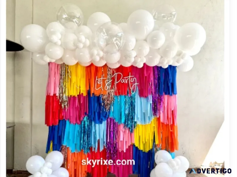 Customized event party decoration services