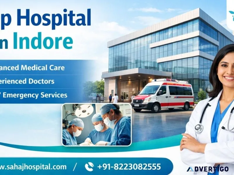 Top hospital in indore sahaj hospital