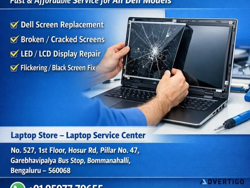 Dell laptop screen replacement bommanahalli bangalore