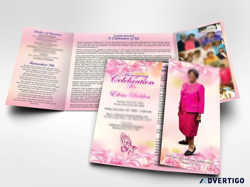 Funeral program printing company in brooklyn new york