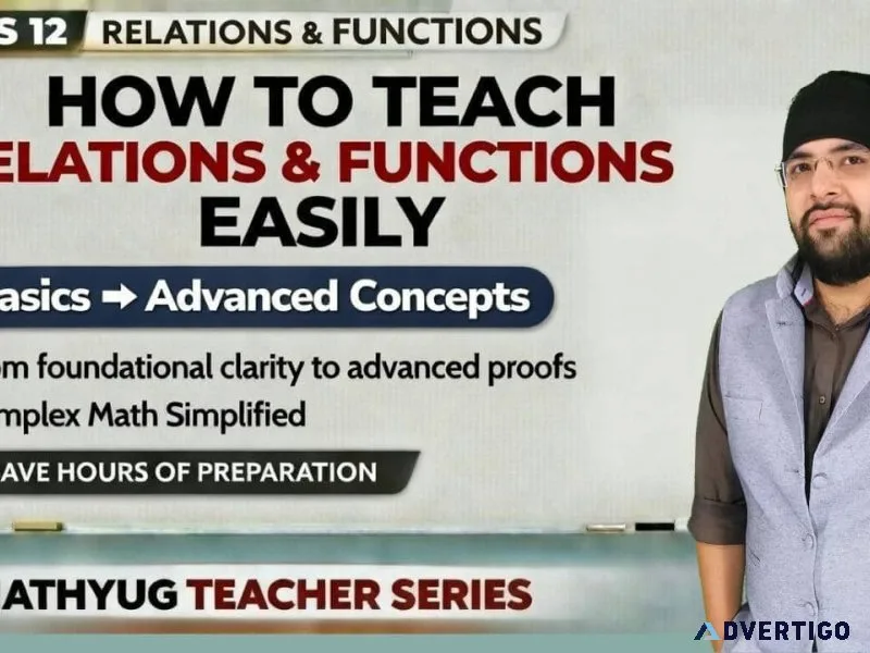 How to teach relations functions class 12 maths teaching met