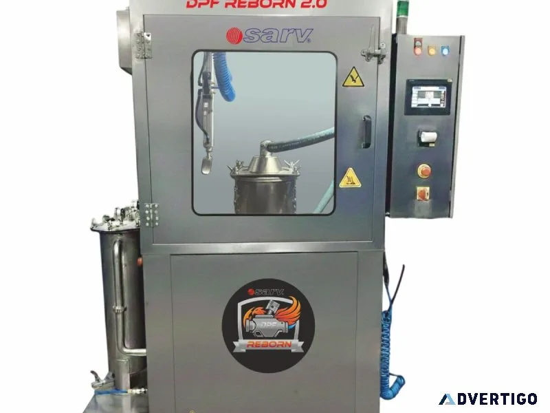 Dpf cleaning machine for sale sarv sarveshwari pvt ltd