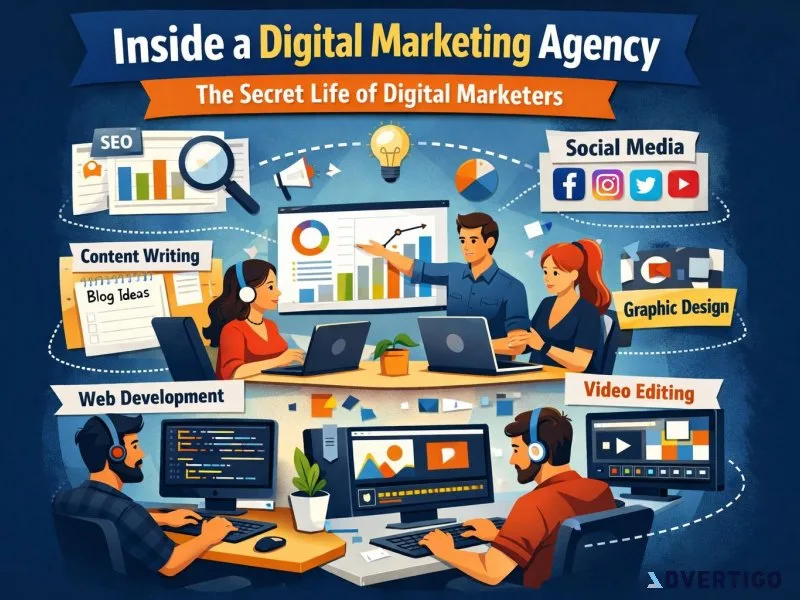 Inside a digital marketing agency the creative world behind on