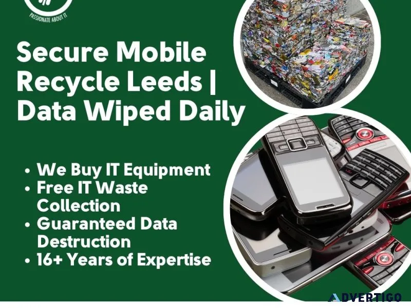 Secure mobile recycle leeds data wiped daily