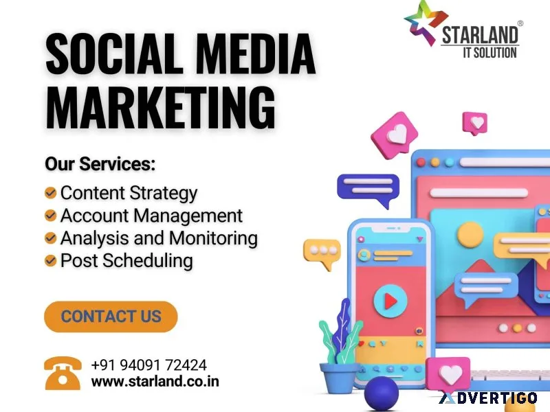 Top rated social media marketing company in ahmedabad starland