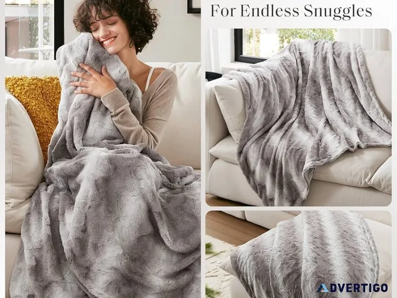 Throws and fur throws by madison park for cozy home comfort