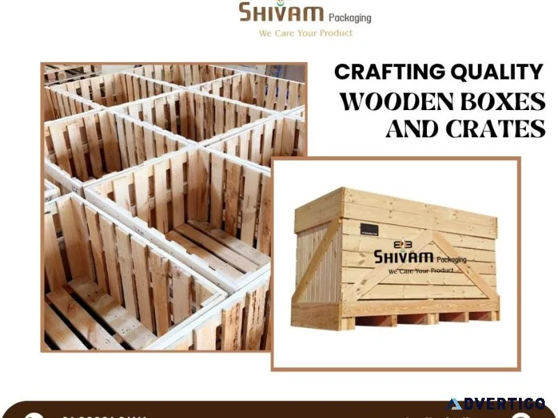 Wooden box and crates manufacturer in ahmedabad shivam packagi