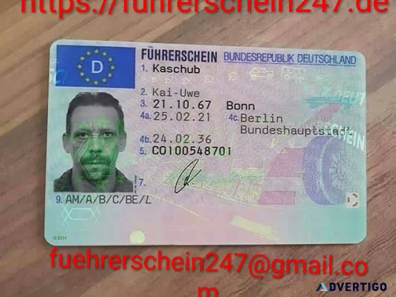 Original documents drivers license boat license etc