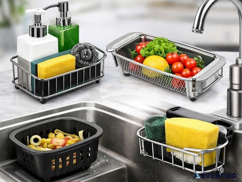 Premium kitchen sink accessories for modern organized kitchens