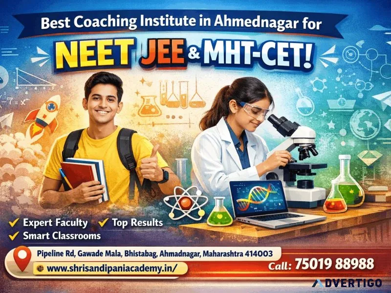 Best coaching institute in ahmednagar for neet jee mhtcet