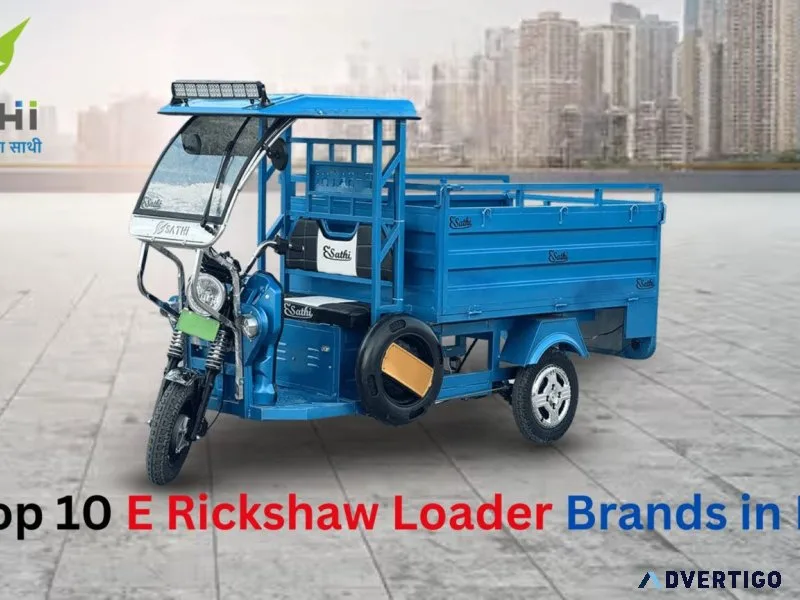 E rickshaw loader manufacturers in india