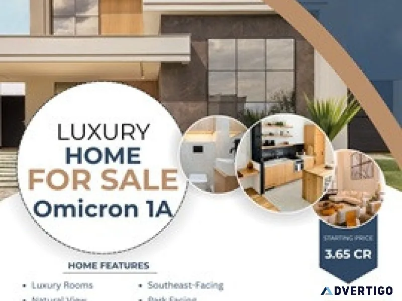 Luxury 200 sq mtr independent kothi in omicron 1a greater noi