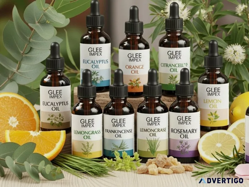 Essential oil exporter in india organic natural essential oi