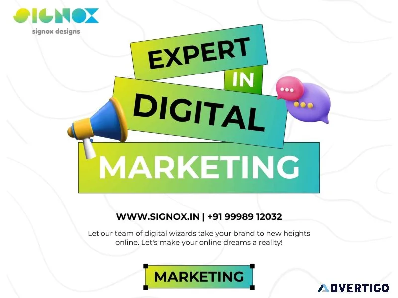 Right digital marketing agency in ahmedabad signox design