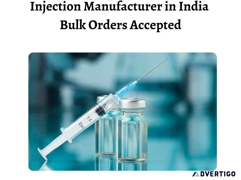 Injection manufacturer in india bulk orders accepted