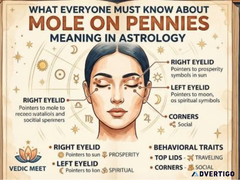 What everyone must know about mole on pennies meaning in astrolo