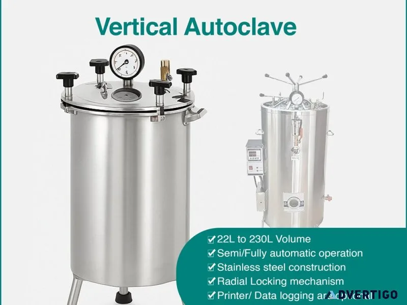 Vertical autoclave machine for labs in delhi