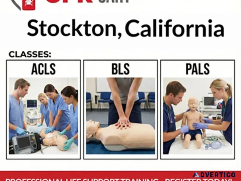 Fast convenient cpr certification in stockton